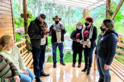 Antonio Feldmann, candidato do Podemos a prefeito de Caxias, no interior de Santa Corona<!-- NICAID(14608717) -->