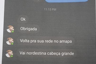 Moradora de Porto Alegre é indiciada por injúria racial no Amapá após ofensas em rede social<!-- NICAID(14607037) -->