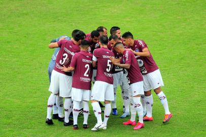  CAXIAS DO SUL, RS, BRASIL, 27/09/2020. Caxias x Tubarão, jogo válido pela segunda rodada do Campeonato Brasileiro 2020, Grupo 8. Jogo realizado no estádio Centenário. (Porthus Junior/Agência RBS)<!-- NICAID(14602423) -->