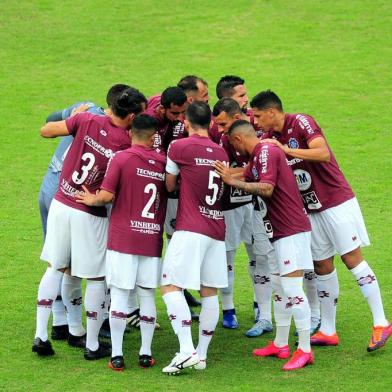  CAXIAS DO SUL, RS, BRASIL, 27/09/2020. Caxias x Tubarão, jogo válido pela segunda rodada do Campeonato Brasileiro 2020, Grupo 8. Jogo realizado no estádio Centenário. (Porthus Junior/Agência RBS)<!-- NICAID(14602423) -->