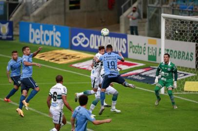  PORTO ALEGRE, RS, BRASIL - 07.10.2020 - O Grêmio recebe, na Arena, o Coritiba pela 14ª rodada do Brasileirão. (Foto: André Ávila/Agencia RBS)<!-- NICAID(14611724) -->