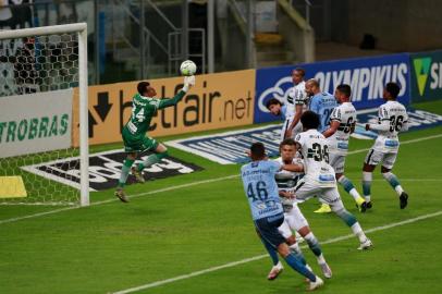  PORTO ALEGRE, RS, BRASIL - 07.10.2020 - O Grêmio recebe, na Arena, o Coritiba pela 14ª rodada do Brasileirão. (Foto: André Ávila/Agencia RBS)<!-- NICAID(14611788) -->