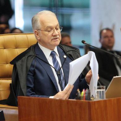  Ministro Edson Fachin durante sessão do STF<!-- NICAID(12985502) -->