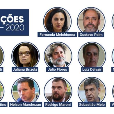 Card formato AL com candidatos à prefeitura de Porto Alegre na eleição de 2020<!-- NICAID(14613407) -->