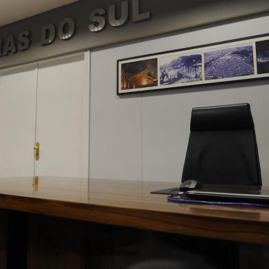  CAXIAS DO SUL, RS, BRASIL, 08/10/2020 - Gabinete do prefeito. (Marcelo Casagrande/Agência RBS)<!-- NICAID(14612572) -->