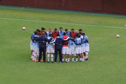  CAXIAS DO SUL, RS, BRASIL, 04/10/2020 - Ser Caxias e São Luiz se enfrentam as 15 horas do domingo, no estádio Francisco Stédile, o Centenário. Jogo válido pela quarta rodada da série D, do Brasileirão. (Marcelo Casagrande/Agência RBS)<!-- NICAID(14608681) -->