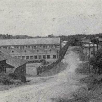 Trecho da Rua Dom José Barea em direção à Maesa, em 1958. Foto publicada no Boletim Eberle de março de 1958.<!-- NICAID(14617475) -->