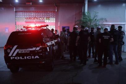  PORTO ALEGRE, RS, BRASIL - 16.10.2020 - Tiroteio na entrada do Hospital Cristo Redentor, zona norte de Porto Alegre. (Foto: Isadora Neumann/Agencia RBS)<!-- NICAID(14619243) -->