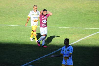  CAXIAS DO SUL, RS, BRASIL, 18/10/2020. Caxias x Novorizontino, jogo válido pela sétima rodada do Campeonato Brasileiro 2020, Grupo 8. Jogo realizado no estádio Centenário. (Porthus Junior/Agência RBS)<!-- NICAID(14619695) -->