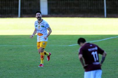  CAXIAS DO SUL, RS, BRASIL, 18/10/2020. Caxias x Novorizontino, jogo válido pela sétima rodada do Campeonato Brasileiro 2020, Grupo 8. Jogo realizado no estádio Centenário. (Porthus Junior/Agência RBS)<!-- NICAID(14619691) -->