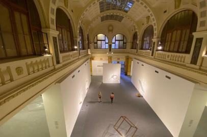  PORTO ALEGRE, RS, BRASIL, 22/10/2020 - Reabertura do Museu de Arte do Rio Grande do Sul (MARGS). As 10h em ponto da manhã do dia 22 de outubro de 2020, o MARGS reabriu para visitação. Jefferson Botega / Agencia RBS<!-- NICAID(14623007) -->