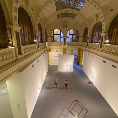  PORTO ALEGRE, RS, BRASIL, 22/10/2020 - Reabertura do Museu de Arte do Rio Grande do Sul (MARGS). As 10h em ponto da manhã do dia 22 de outubro de 2020, o MARGS reabriu para visitação. Jefferson Botega / Agencia RBS<!-- NICAID(14623007) -->