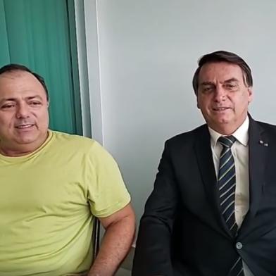 Eduardo Pazuello e Jair Bolsonaro