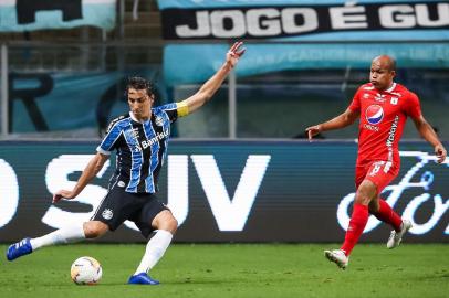  Porto Alegre , BRASIL - 22/10/2020 - Copa CONMEBOL Libertadores 2020 - Grêmio (BRA) vs America de Cali (COL) - Arena do Grêmio - Photo by: Staff Images / CONMEBOLIndexador: Pedro H. Tesch<!-- NICAID(14623723) -->