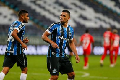  Porto Alegre , BRASIL - 22/10/2020 - Copa CONMEBOL Libertadores 2020 - Grêmio (BRA) vs America de Cali (COL) - Arena do Grêmio - Photo by: Staff Images / CONMEBOLLocal: CanoasIndexador: Jeferson GuarezeFotógrafo: Fotografo<!-- NICAID(14624000) -->