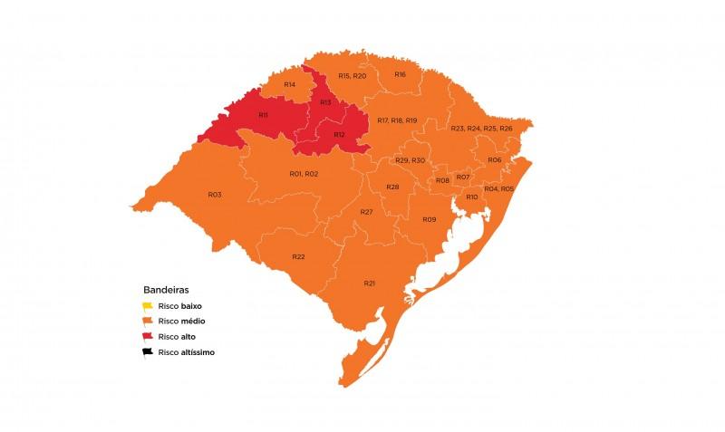 Serra permanece em bandeira laranja e tem melhora no índice final