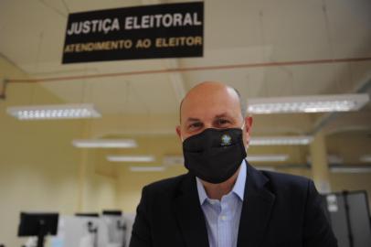  CAXIAS DO SUL, RS, BRASIL, 29/09/2020 - Edson Borowski, chefe da 169ª Zona Eleitoral. (Marcelo Casagrande/Agência RBS)<!-- NICAID(14607886) -->