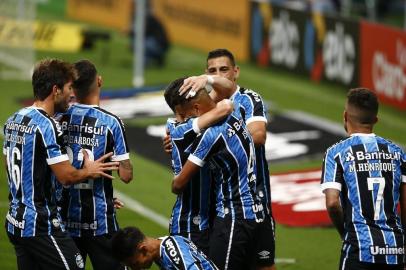  PORTO ALEGRE, RS, BRASIL - 29.10.2020 - O Grêmio recebe o Juventude na Arena, em Porto Alegre, pelo jogo de ida das oitavas de final da Copa do Brasil. (Foto: Isadora Neumann/Agencia RBS)<!-- NICAID(14629875) -->