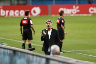  PORTO ALEGRE, RS, BRASIL - 29.10.2020 - O Grêmio recebe o Juventude na Arena, em Porto Alegre, pelo jogo de ida das oitavas de final da Copa do Brasil. (Foto: Isadora Neumann/Agencia RBS)<!-- NICAID(14629880) -->