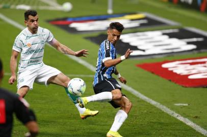  PORTO ALEGRE, RS, BRASIL - 29.10.2020 - O Grêmio recebe o Juventude na Arena, em Porto Alegre, pelo jogo de ida das oitavas de final da Copa do Brasil. (Foto: Isadora Neumann/Agencia RBS)<!-- NICAID(14629918) -->