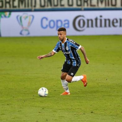  PORTO ALEGRE, RS, BRASIL - 29.10.2020 - O Grêmio recebe o Juventude na Arena, em Porto Alegre, pelo jogo de ida das oitavas de final da Copa do Brasil. (Foto: Isadora Neumann/Agencia RBS)<!-- NICAID(14629964) -->