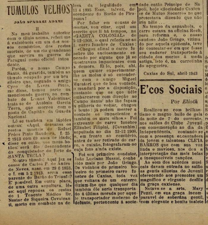 Arquivo Histórico Municipal João Spadari Adami / divulgação