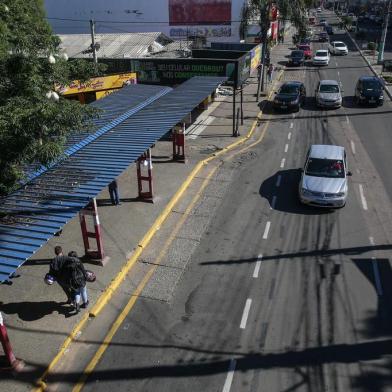  SAPUCAIA DO SUL, RS, BRASIL - 22.09.2020 - Nova empresa de ônibus assumiu a gestão do transporte público em Sapucaia. O que os usuários estão achando da novidade? (Foto: ANDRÉ ÄVILA/ Agência RBS)Indexador: Andre Avila