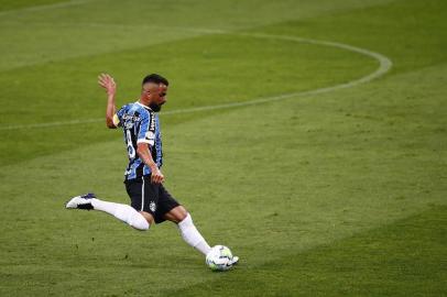  PORTO ALEGRE, RS, BRASIL - 02.11.2020 - O Grêmio recebe o Bragantino na Arena, em Porto Alegre, pela 19ª rodada do Brasileirão. (Foto: Félix Zucco/Agencia RBS)<!-- NICAID(14632682) -->