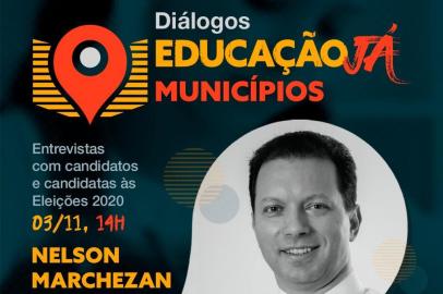 A segunda entrevista dos Diálogos Educação Já Municípios em Porto Alegre, um evento realizado por GZH em parceria com o Todos Pela Educação, é com Nelson Marchezan, nesta terça-feira (), às 14h. Até 6 de novembro, serão promovidas quatro sabatinas, todas com foco em educação, com os candidatos mais bem colocados nas pesquisas eleitorais. <!-- NICAID(14633411) -->