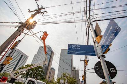 Avenida Ipiranga com nova iluminação