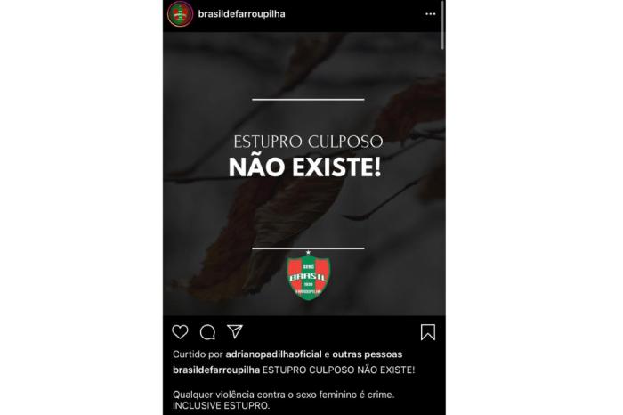 Reprodução / Instagram @brasildefarroupilha