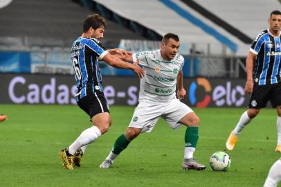 Grêmio e Juventude se enfrentam na Arena, em Porto Alegre, no jogo de ida das oitavas de final da Copa do Brasil.<!-- NICAID(14629939) -->