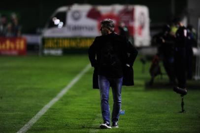  CAXIAS DO SUL, RS, BRASIL, 05/11/2020. Juventude x Grêmio, jogo da volta das oitavas de final da Copa do Brasil 2020 e realizado no estádio Alfredo Jaconi. (Porthus Junior/Agência RBS)<!-- NICAID(14636118) -->