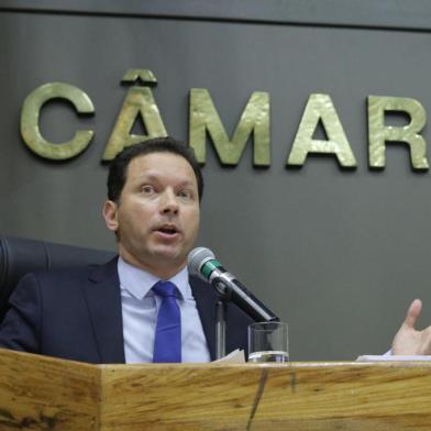  PORTO ALEGRE, RS, BRASIL - 06.11.2020 - pRefeito Nelson Marchezan presta esclarecimentos à Comissão Processante na Câmara Municipal a respeito do processo de impeachment que rola na Casa. (Foto: Isadora Neumann/Agencia RBS)Indexador: ISADORA NEUMANN<!-- NICAID(14637004) -->