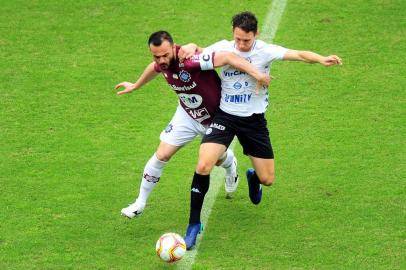  CAXIAS DO SUL, RS, BRASIL, 27/09/2020. Caxias x Tubarão, jogo válido pela segunda rodada do Campeonato Brasileiro 2020, Grupo 8. Jogo realizado no estádio Centenário. (Porthus Junior/Agência RBS)<!-- NICAID(14602426) -->