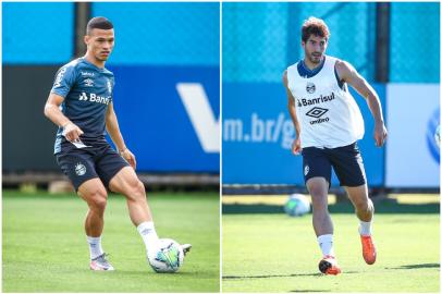 Darlan e Lucas Silva, volantes do Grêmio