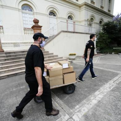  PORTO ALEGRE,RS,BRASIL.2020,11,11.Operação Bastidores,desencadeada pela Polícia Civil,para investigar e apurar inrregularidades em contrações e licitações,na associação do Multipalco.(ROANALDO BERNARDI/AGENCIA RBS).<!-- NICAID(14640026) -->