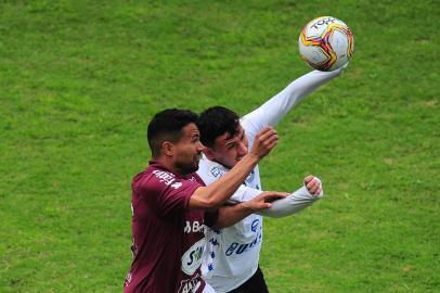  CAXIAS DO SUL, RS, BRASIL, 27/09/2020. Caxias x Tubarão, jogo válido pela segunda rodada do Campeonato Brasileiro 2020, Grupo 8. Jogo realizado no estádio Centenário. (Porthus Junior/Agência RBS)<!-- NICAID(14602434) -->