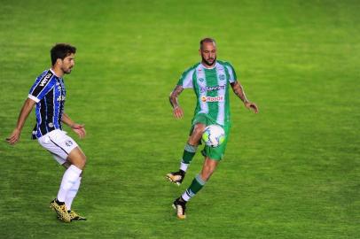  CAXIAS DO SUL, RS, BRASIL, 05/11/2020. Juventude x Grêmio, jogo da volta das oitavas de final da Copa do Brasil 2020 e realizado no estádio Alfredo Jaconi. (Porthus Junior/Agência RBS)<!-- NICAID(14636140) -->