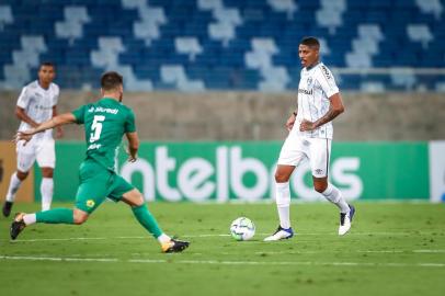 Gremio x CuiabaRS - FUTEBOL/COPA DO BRASIL 2020 /GREMIO X CUIABA - ESPORTES - Lance da partida entre Gremio e Cuiaba disputada na noite desta quarta-feira, na Arena Pantanal, em Cuiaba, valida pela Copa do Brasil 2020. FOTO: LUCAS UEBEL/GREMIO FBPAEditoria: SPOLocal: CuiabaIndexador: Lucas UebelSecao: futebolFonte: Gremio.netFotógrafo: Gremio x Cuiaba<!-- NICAID(14640662) -->