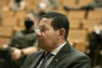  (Brasilia-DF, 09/11/2020) Presidente da República em Exercício, Hamilton Mourão, durante Palestra para o curso de Política, Estratégia e Alta Administração do Exército (CPEAX).Foto: Romério Cunha/VPRIndexador: ROMERIO CUNHA<!-- NICAID(14641896) -->