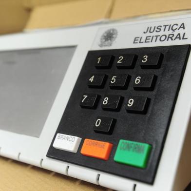  CAXIAS DO SUL, RS, BRASIL, 23/10/2020. Eleições 2020 - fotos da urna eletrônica no cartório eleitoral. (Porthus Junior/Agência RBS)<!-- NICAID(14624685) -->