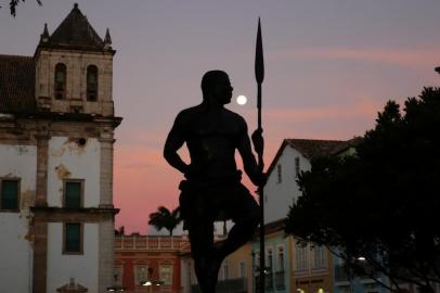 Monumento a Zumbi dos Palmares em Salvador, Bahia<!-- NICAID(12572301) -->