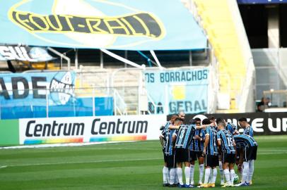  PORTO ALEGRE, RS, BRASIL - 18.11.2020 - O Grêmio recebe o Cuiabá, na Arena, pelo jogo de volta das quartas de final da Copa do Brasil. (Foto: Marco Favero/Agencia RBS)Indexador: Felix Zucco<!-- NICAID(14646824) -->