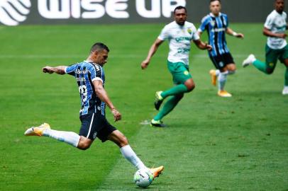  PORTO ALEGRE, RS, BRASIL - 18.11.2020 - O Grêmio recebe o Cuiabá, na Arena, pelo jogo de volta das quartas de final da Copa do Brasil. (Foto: Marco Favero/Agencia RBS)Indexador: Felix Zucco<!-- NICAID(14646918) -->