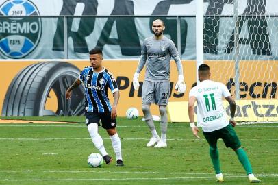  PORTO ALEGRE, RS, BRASIL - 18.11.2020 - O Grêmio recebe o Cuiabá, na Arena, pelo jogo de volta das quartas de final da Copa do Brasil. (Foto: Marco Favero/Agencia RBS)Indexador: Felix Zucco<!-- NICAID(14646961) -->