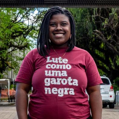  PORTO ALEGRE, RS, BRASIL - 19/11/2020Momento histórico na política de Porto Alegre, uma bancada de cinco vereadores negros. Na foto, Laura Sito<!-- NICAID(14648318) -->