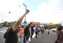 Manifestantes protestam em frente ao Carrefour contra morte de homem negro