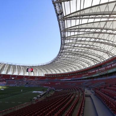  PORTO ALEGRE, RS, BRASIL - 22.11.2020  - O Inter recebe o Fluminense, no Beira-Rio, em jogo válido pela 22ª rodada do Brasileirão. (Foto: Lauro Alves/Agencia RBS<!-- NICAID(14650069) -->