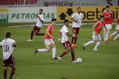  PORTO ALEGRE, RS, BRASIL - 22.11.2020 - O Inter recebe o Fluminense, no Beira-Rio, em jogo válido pela 22ª rodada do Brasileirão. (Foto: Lauro Alves/Agencia RBS<!-- NICAID(14650196) -->